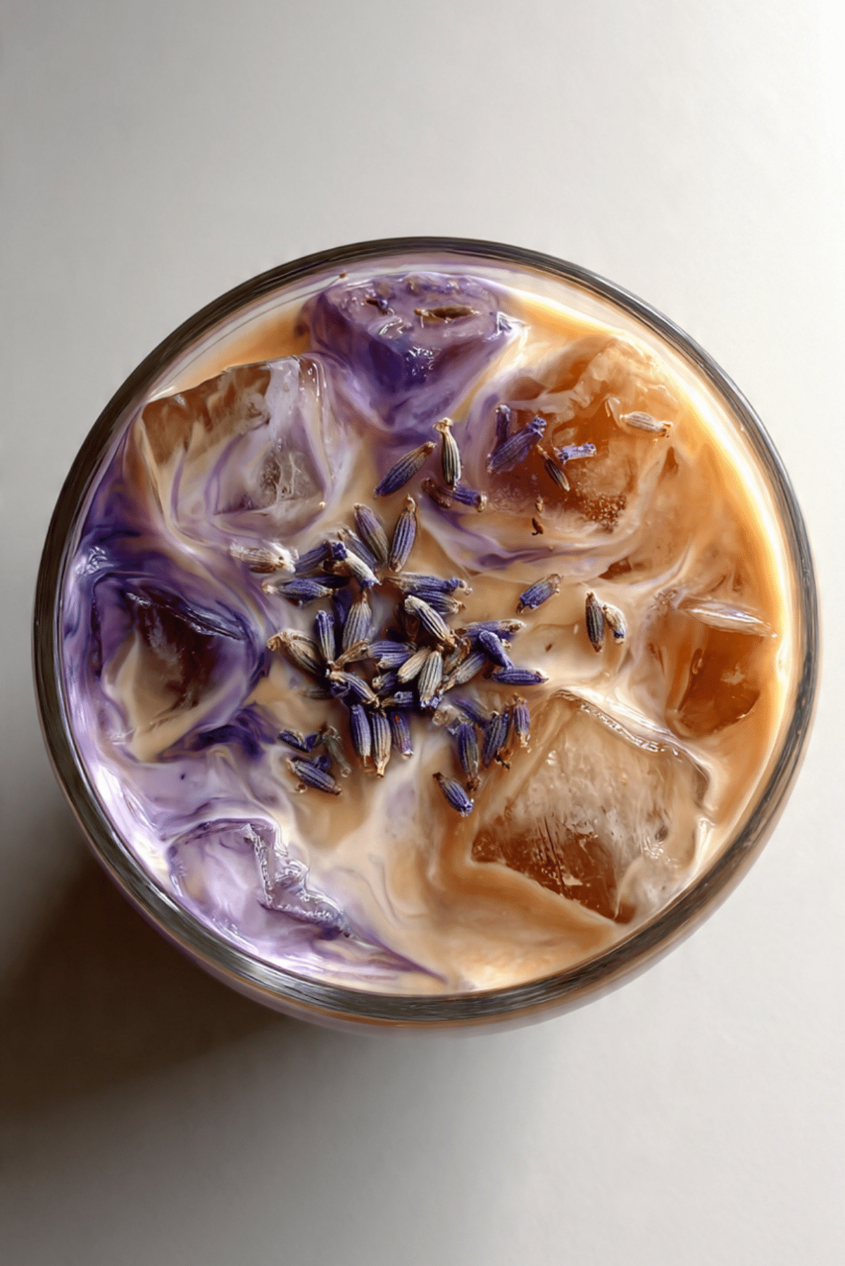 Lavender Iced Latte