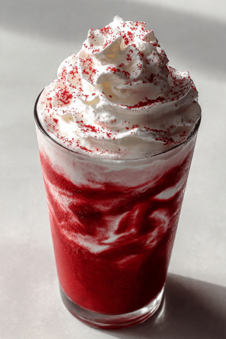Red Velvet Iced Drink