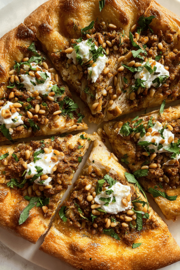 Lebanese Pizza – Chicken