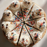 Funfetti Cookie Cake with Frosting
