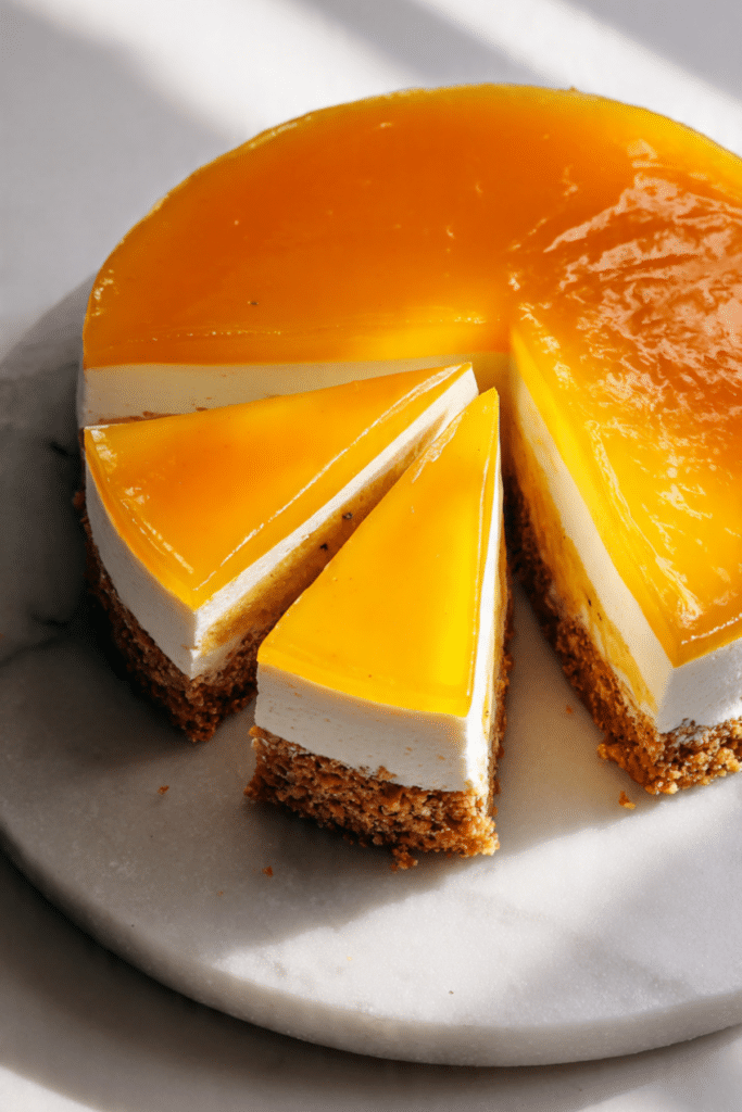 No-Bake Mango Lime Cheesecake