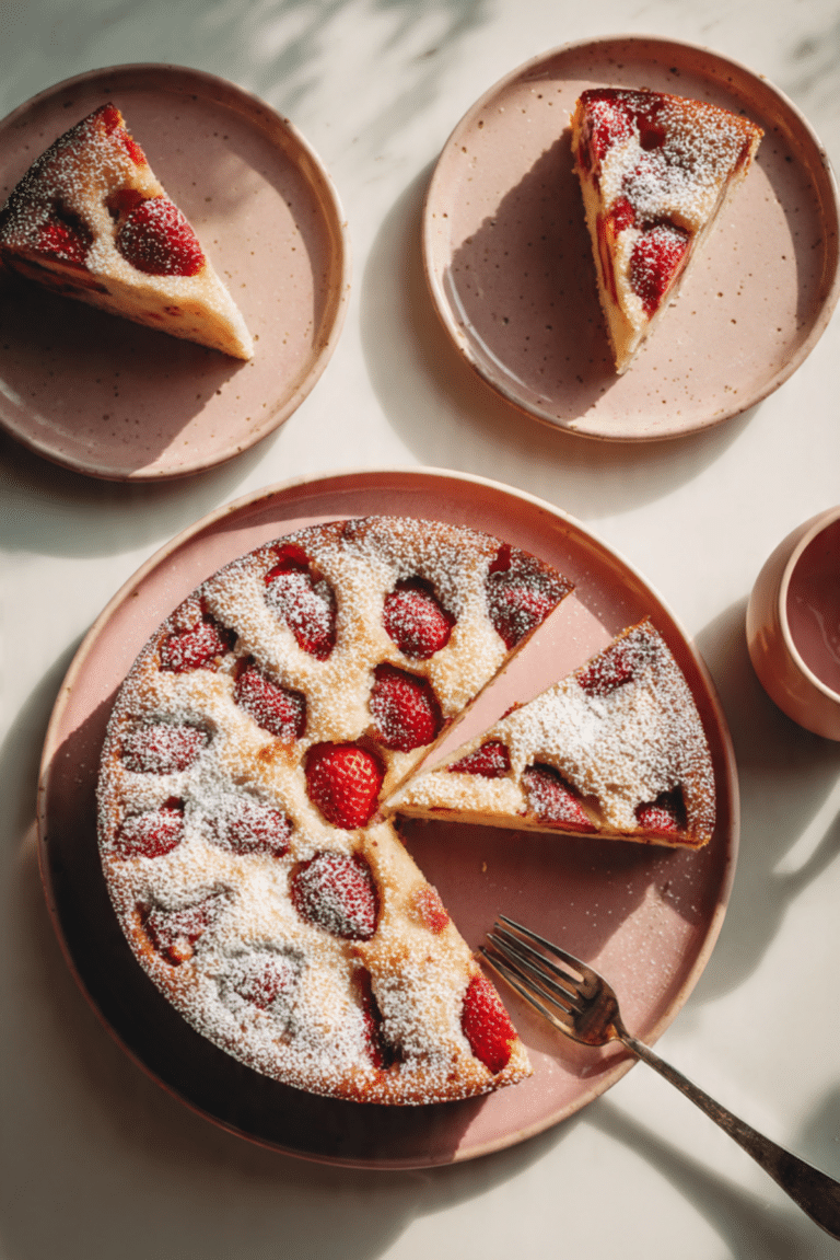 Strawberry Sumac Cake