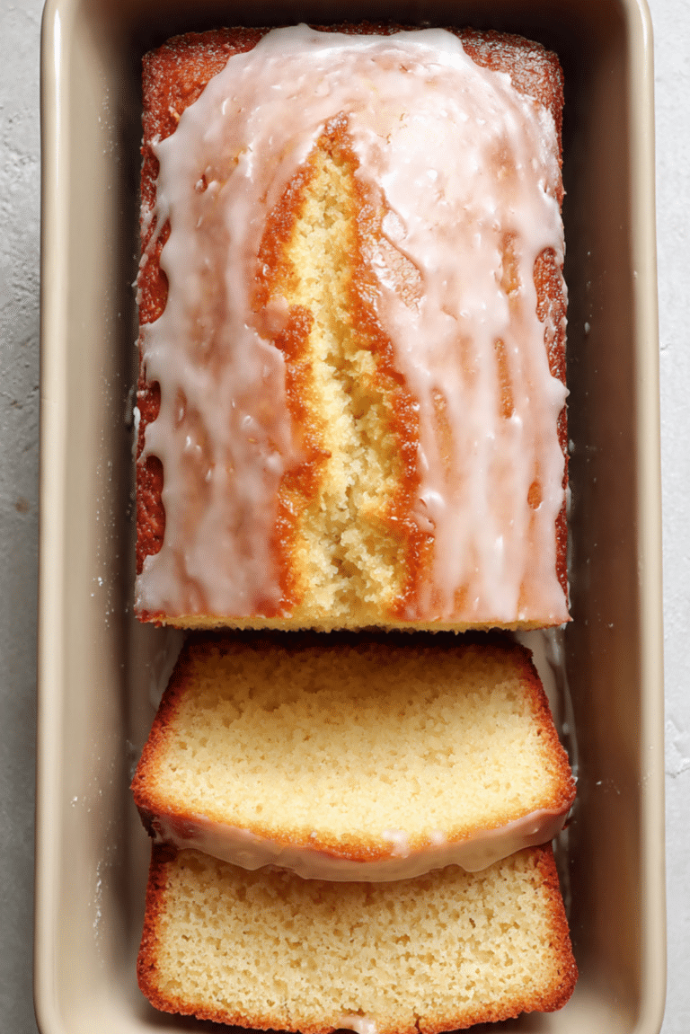 Easy Vanilla Pound Cake