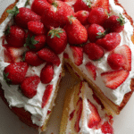Strawberry and Cream Layer Cake