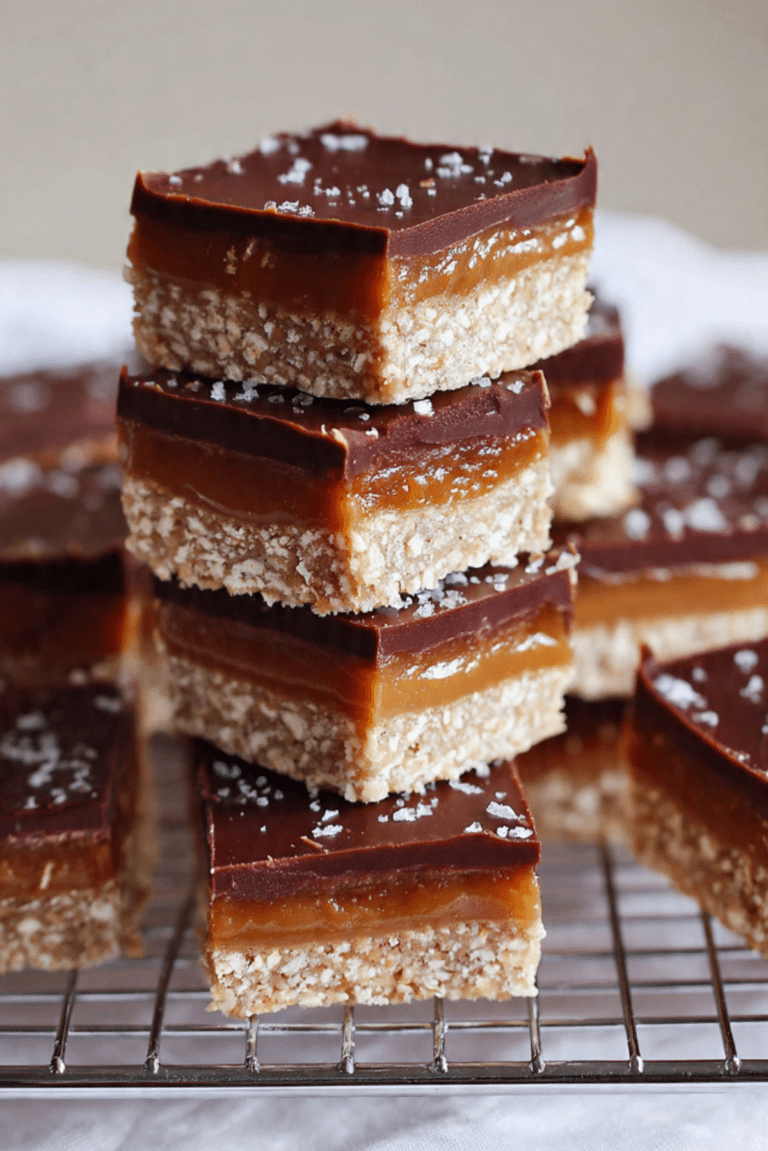 Vegan Millionaire’s Bars