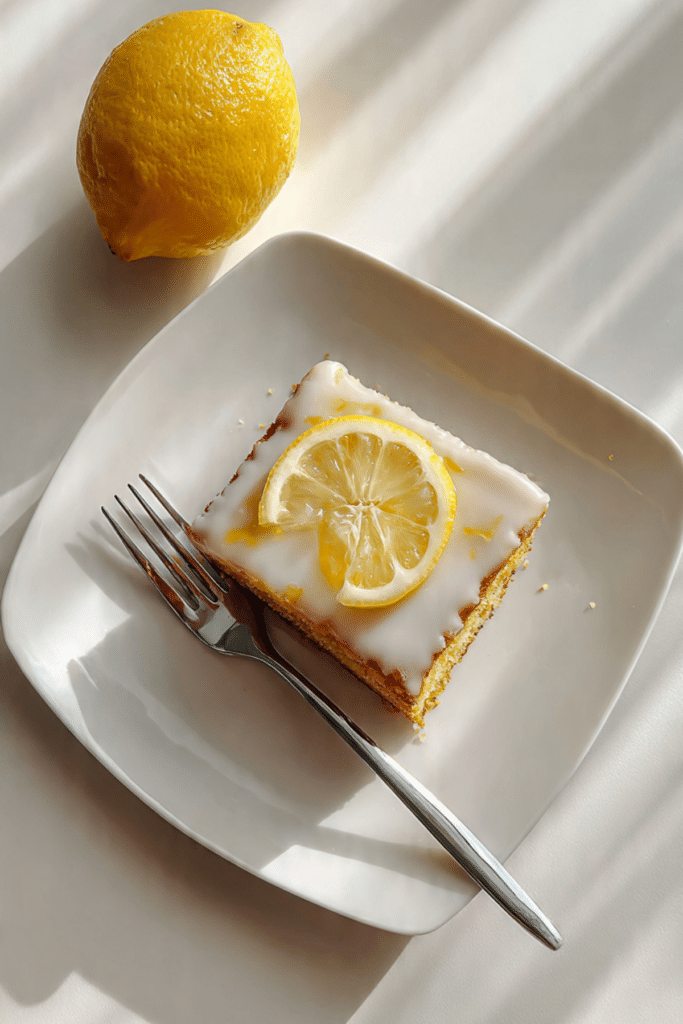 Lemon Drizzle Slices
