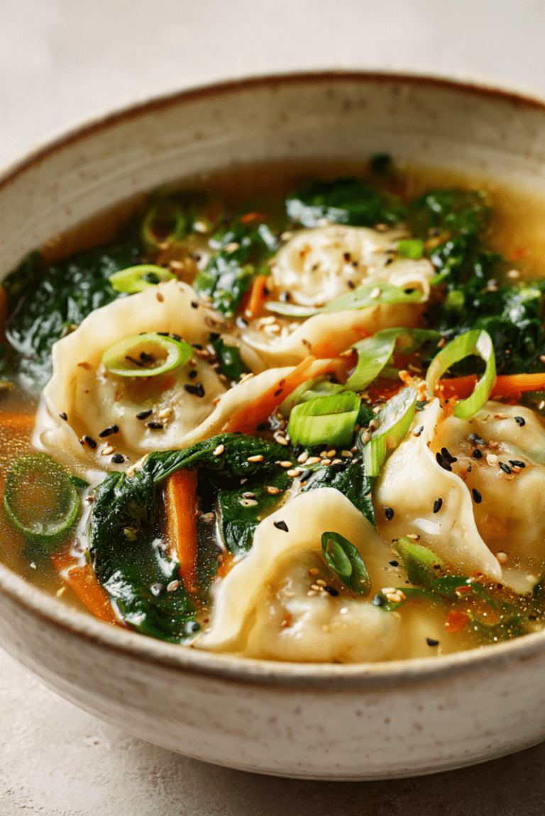 Easy Dumpling Soup