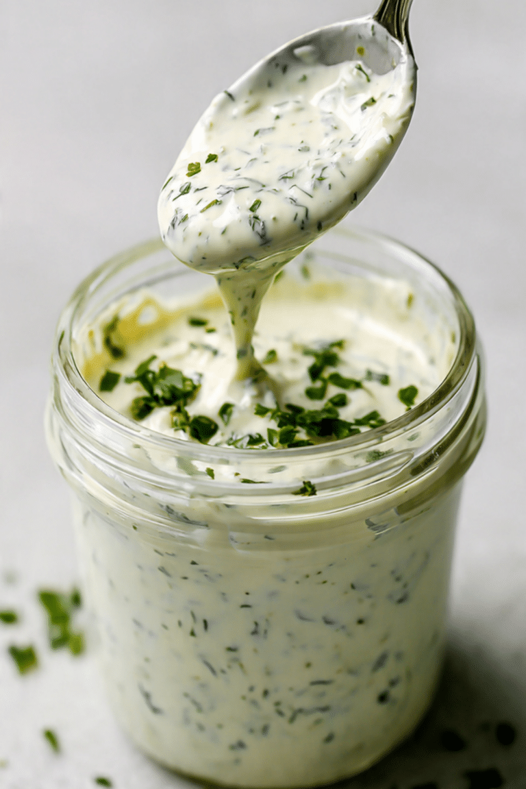 Homemade Ranch Dressing