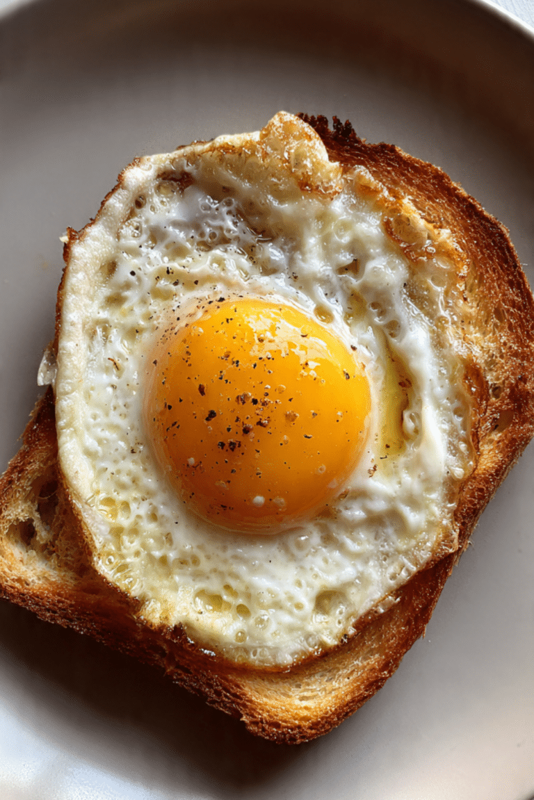 Olive Oil-Fried Egg