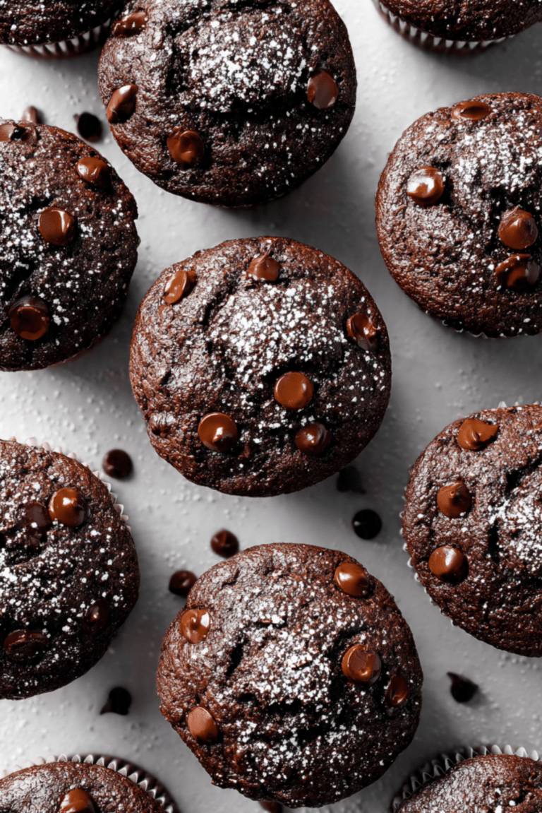 Double Chocolate Chip Muffins