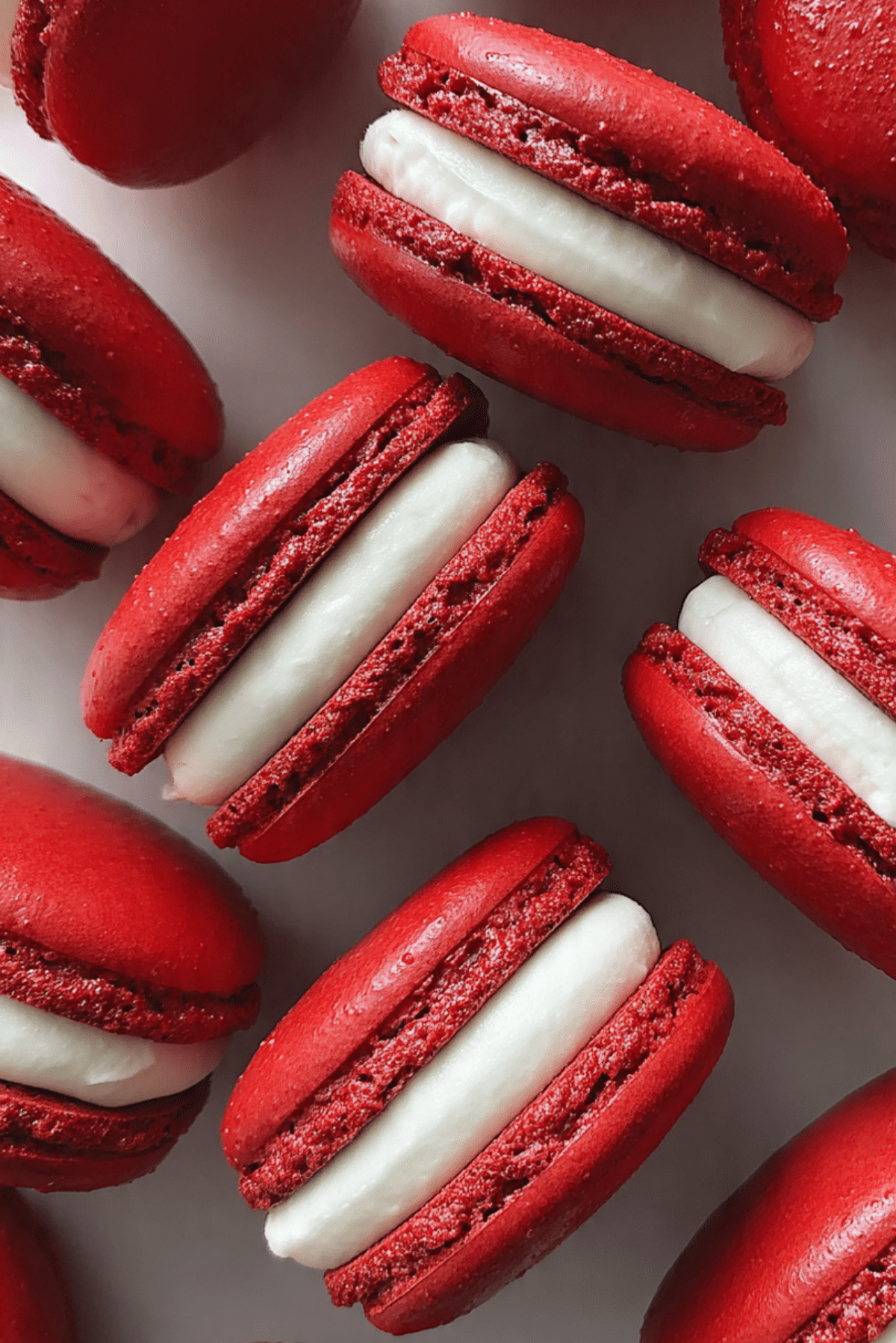 Red Velvet Macarons