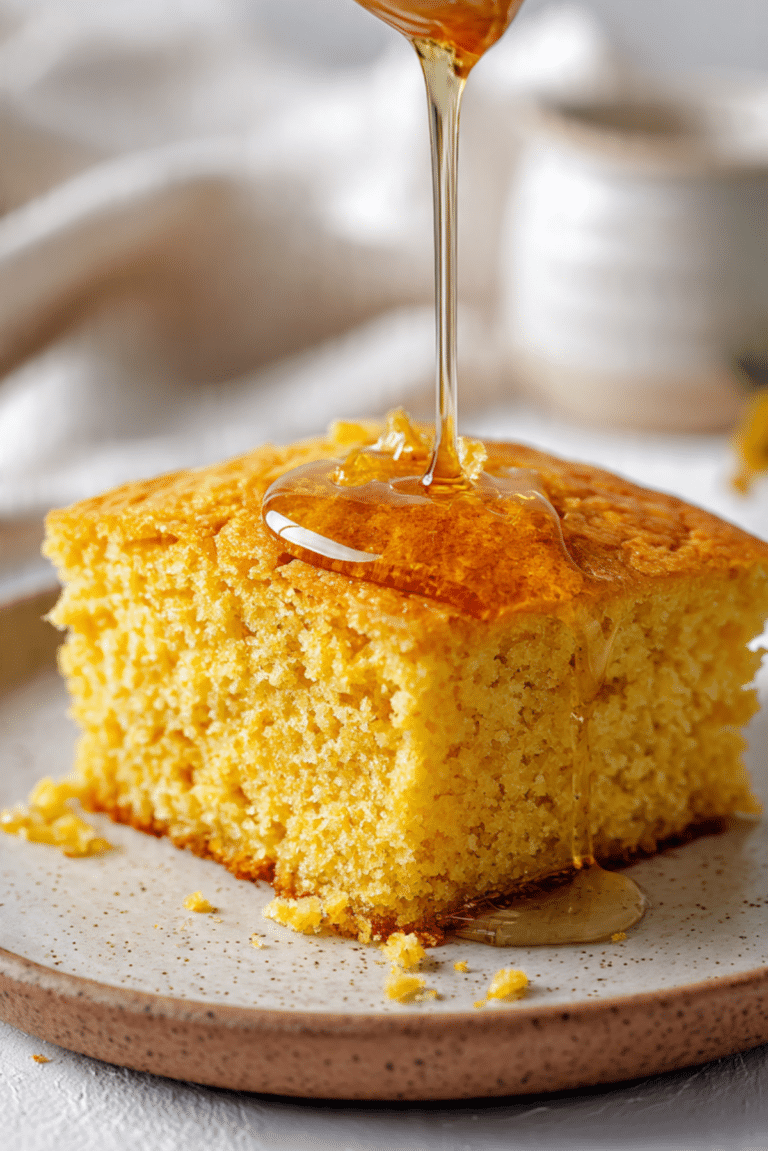 Sweet and Moist Cornbread Recipe