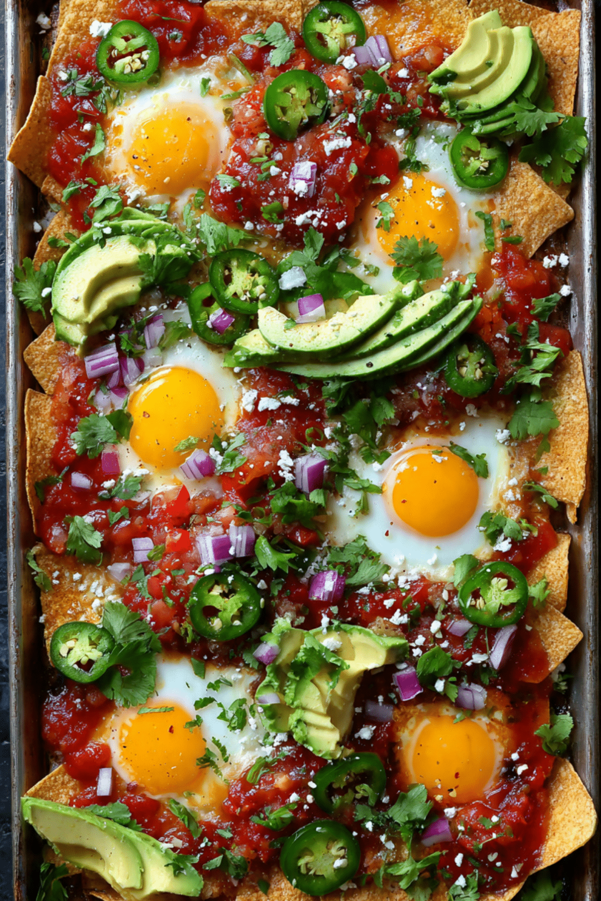 Sheet Pan Huevos Rancheros