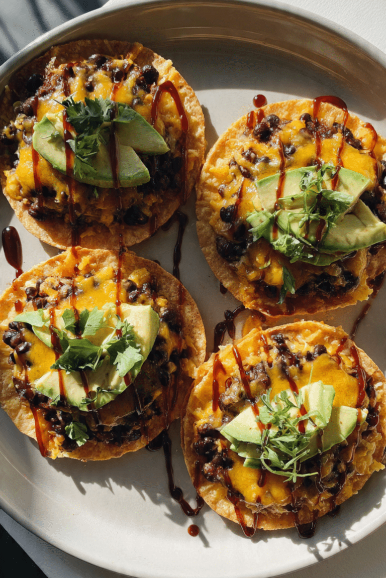 Black Bean Tostadas