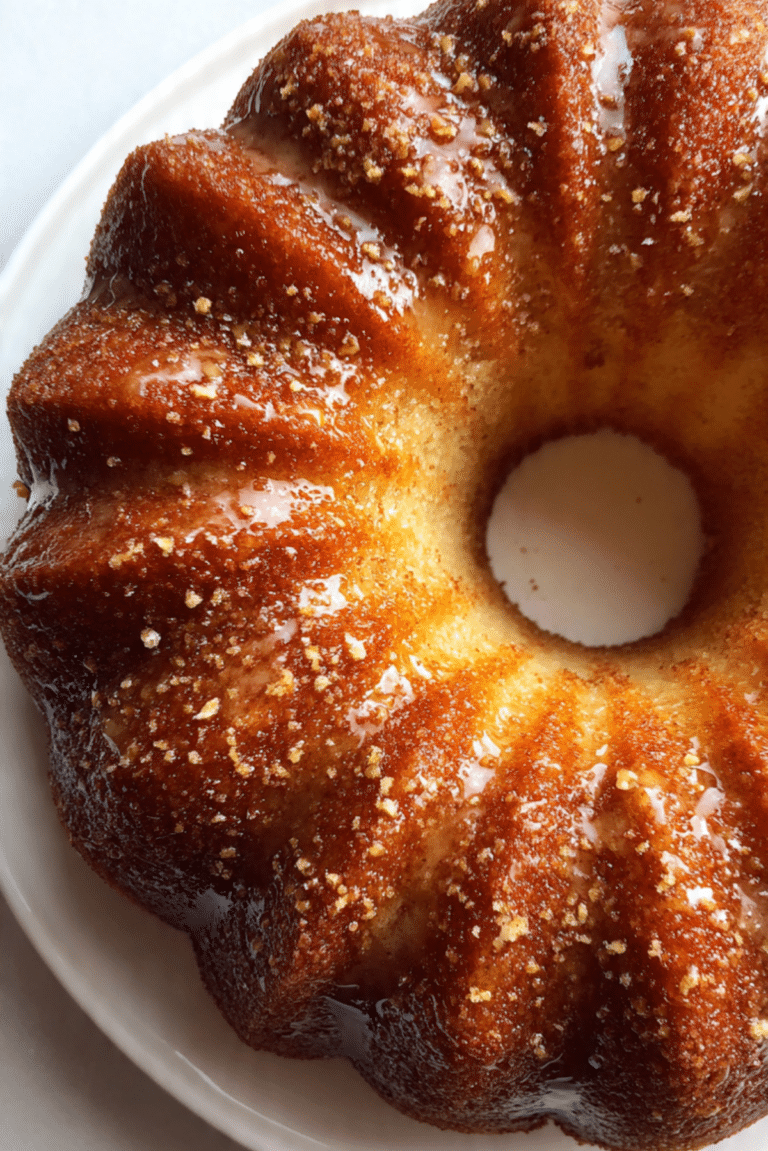 Honey Bun Breakfast Cake