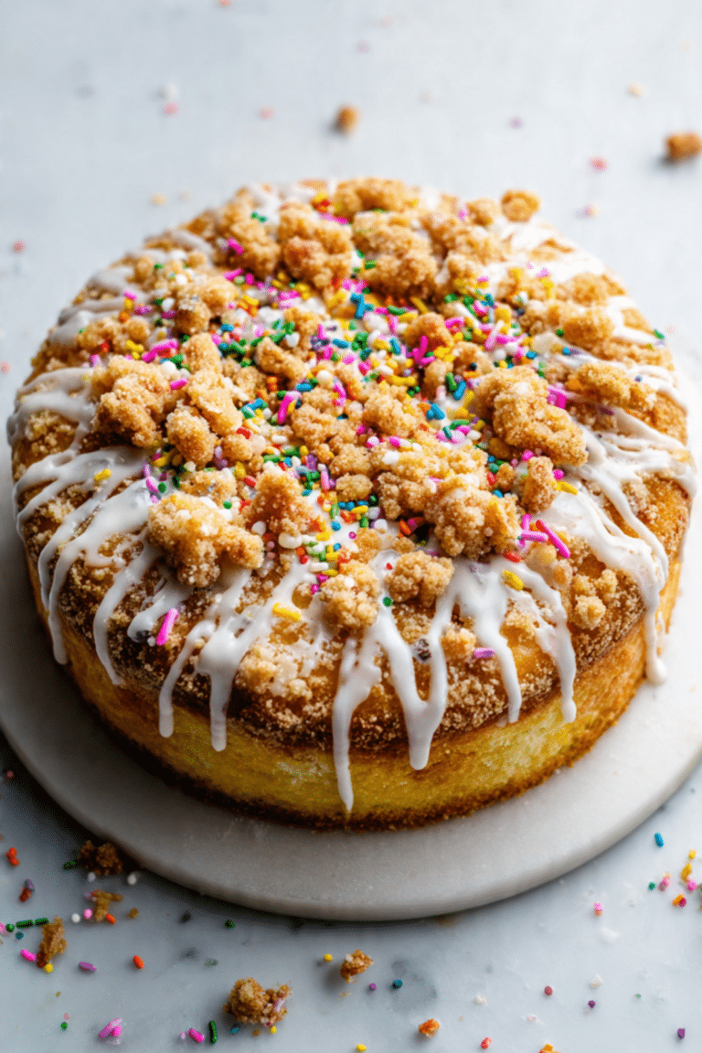Birthday Crumb Cake