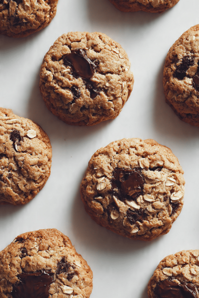 Brown Butter Oatmeal Chocolate Chip Cookies