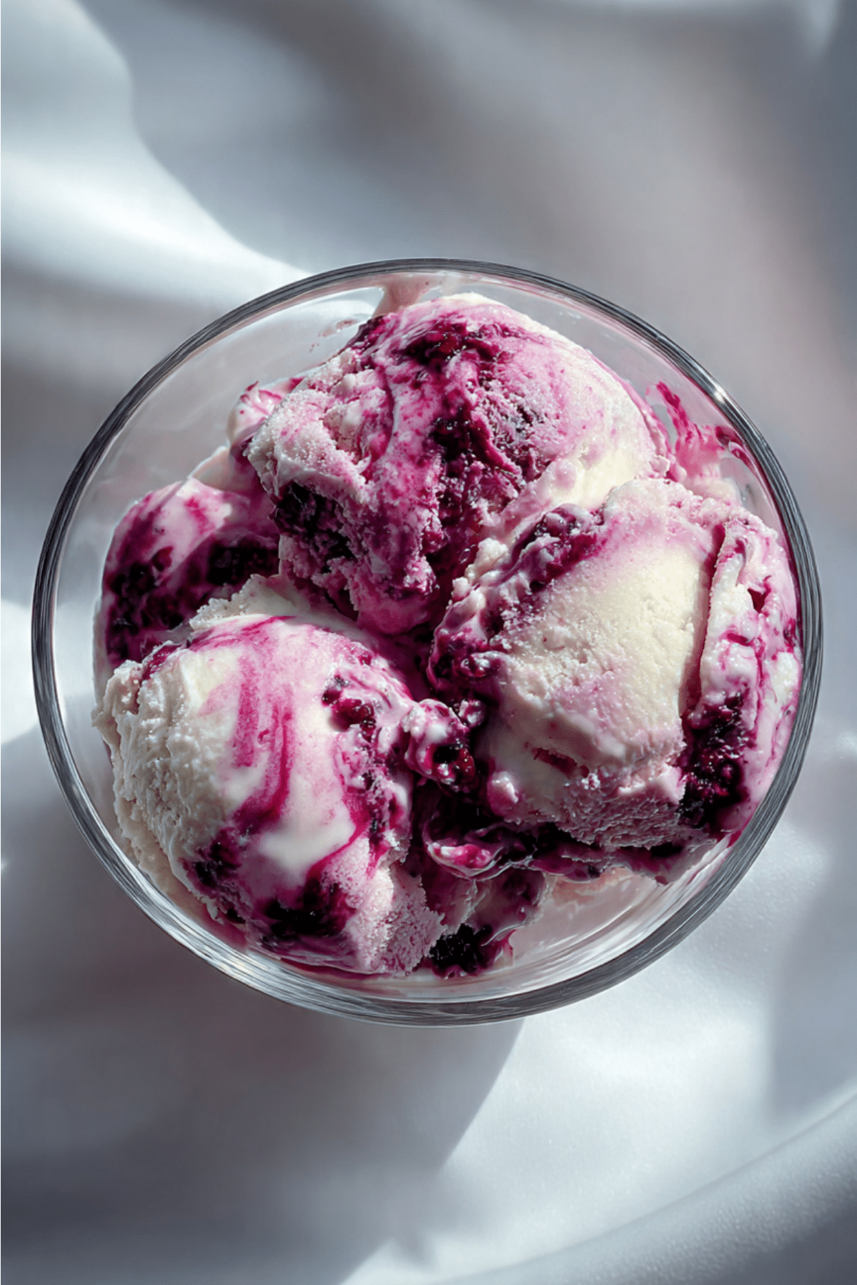 Moscato & Blackberry Ice Cream
