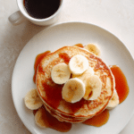 Banana Sour Cream Pancakes