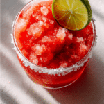 Strawberry Margarita Granita