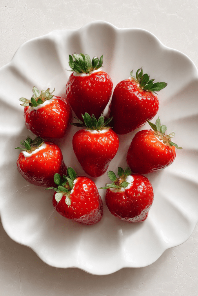 Cheesecake Stuffed Strawberries