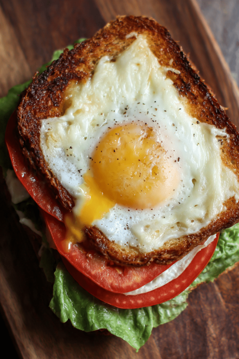 Egg-in-a-Hole Sandwich