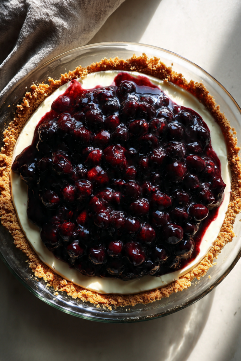 Blueberry Cream Cheese Pie