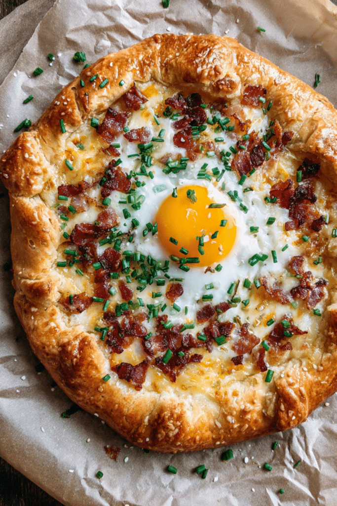 Puff Pastry Breakfast Pizzas