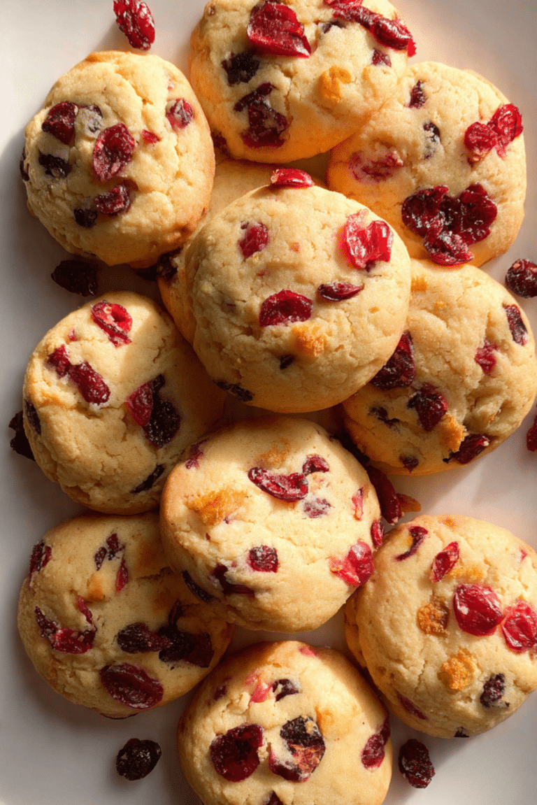 Orange Cranberry Cookies