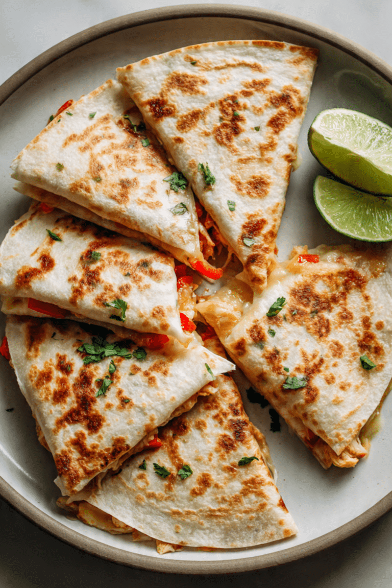 Chicken Quesadillas