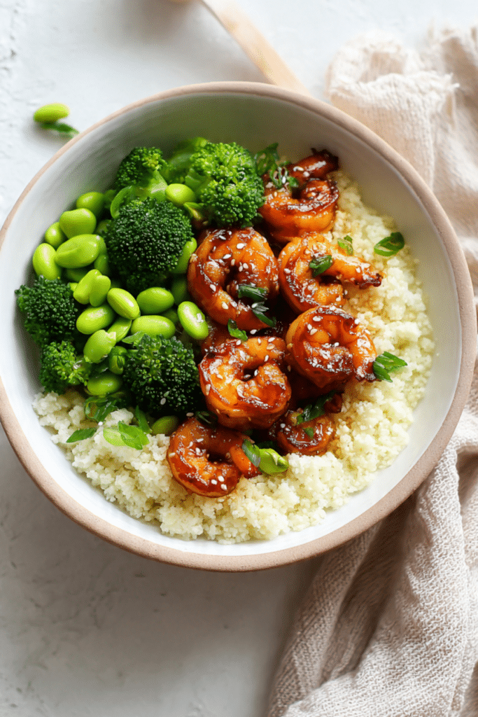 High-Protein Honey Garlic Shrimp