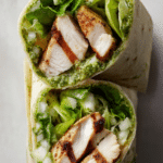 HIGH PROTEIN CHICKEN PESTO WRAP