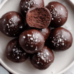 SALTED CHOCOLATE BROWNIE BALLS
