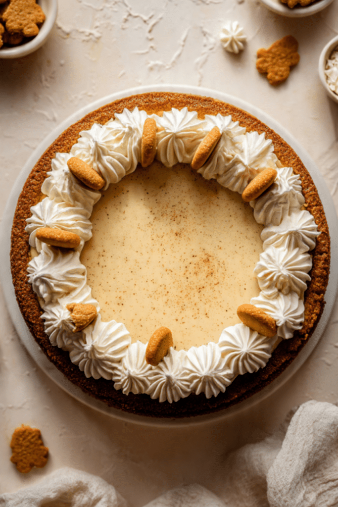 Baked Gingerbread Cheesecake