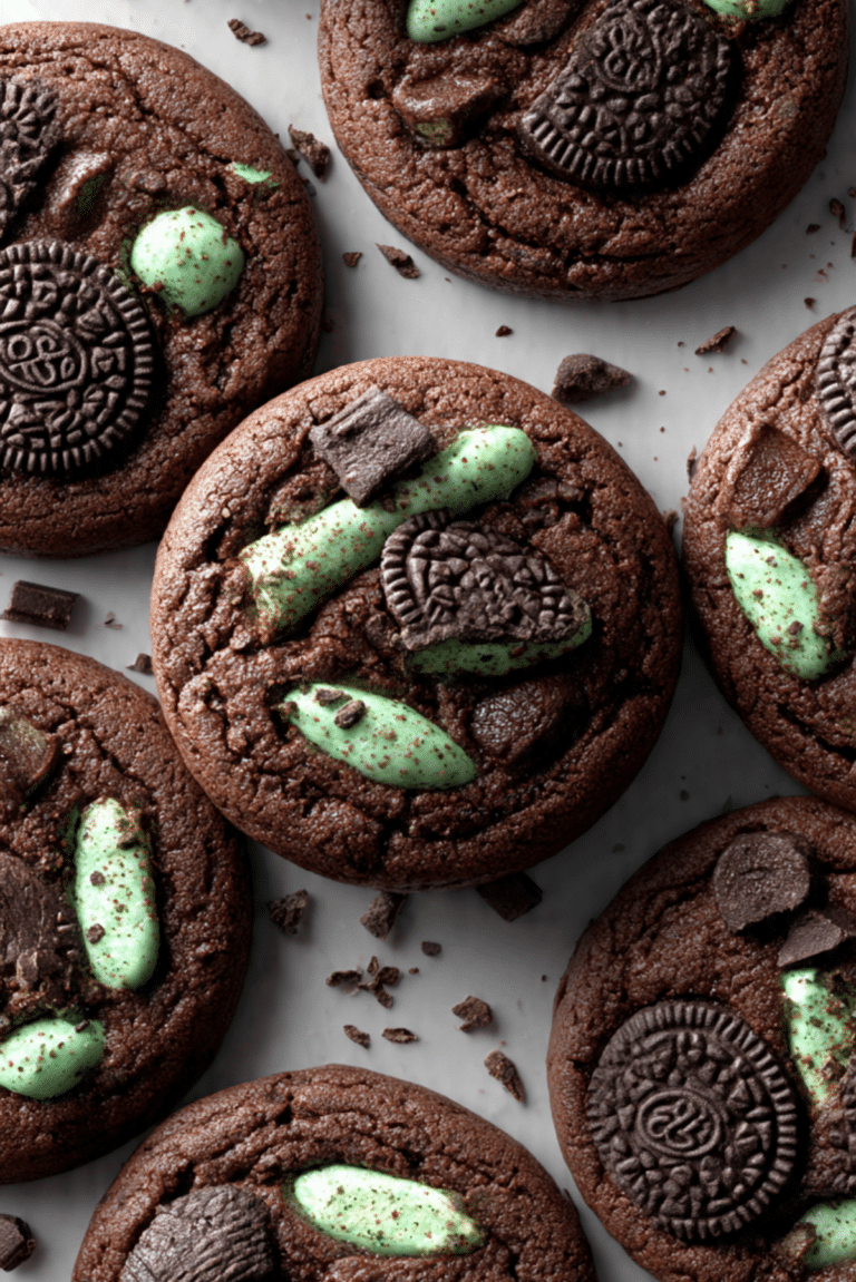 Chocolate Mint Oreo Cookies