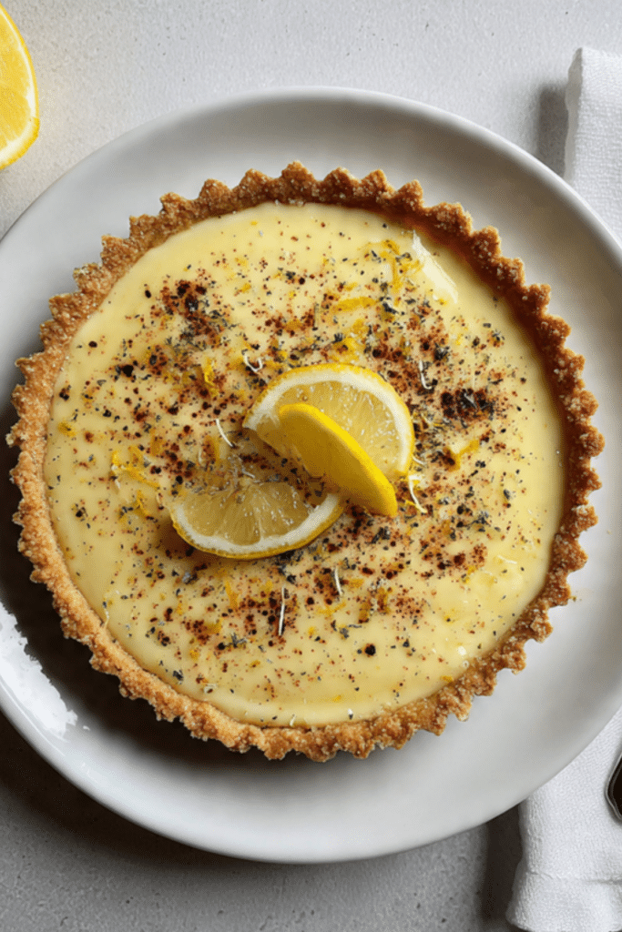 Lemon Posset Tart