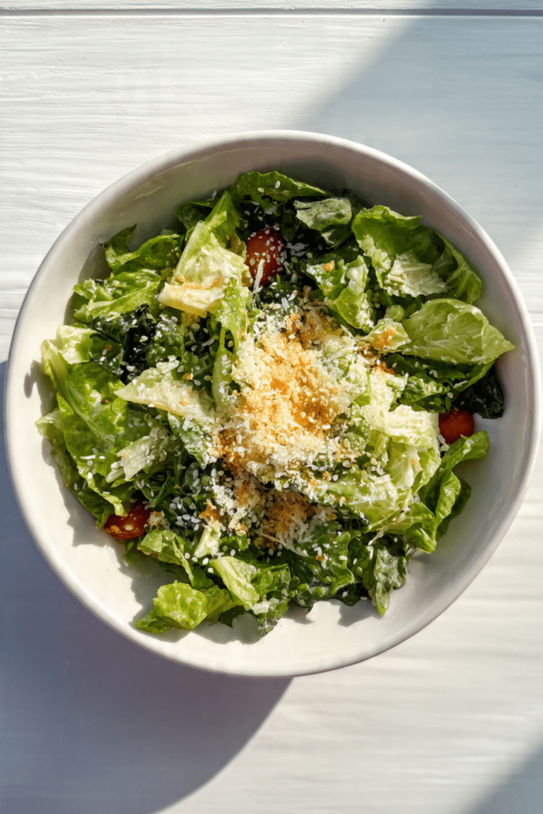 Lemon Parmesan Sesame Salad