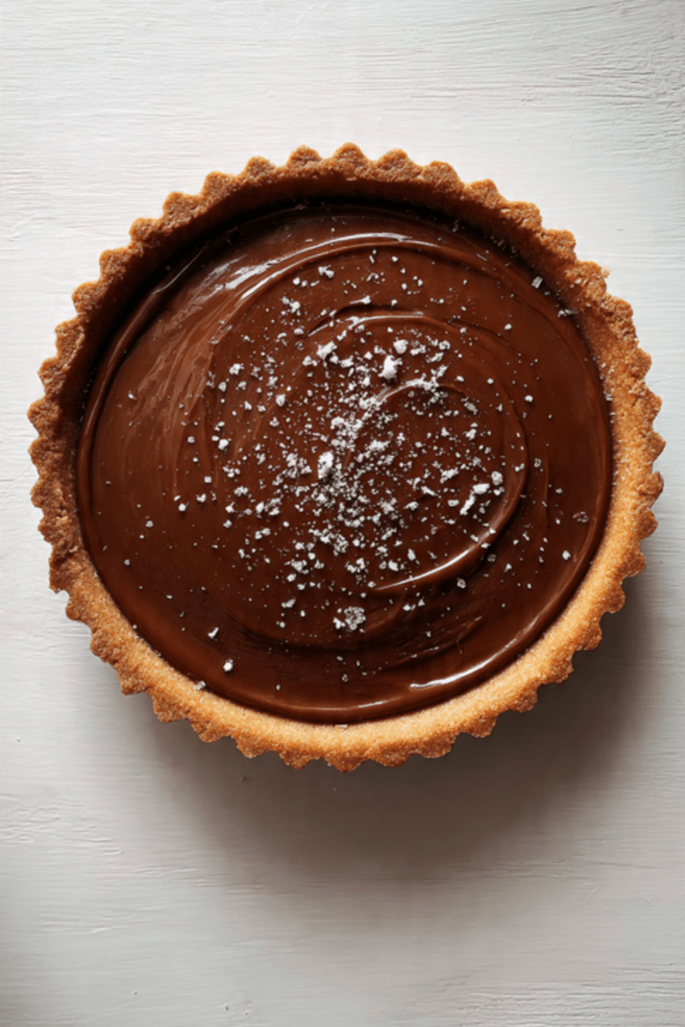 Salted Caramel Chocolate Tart