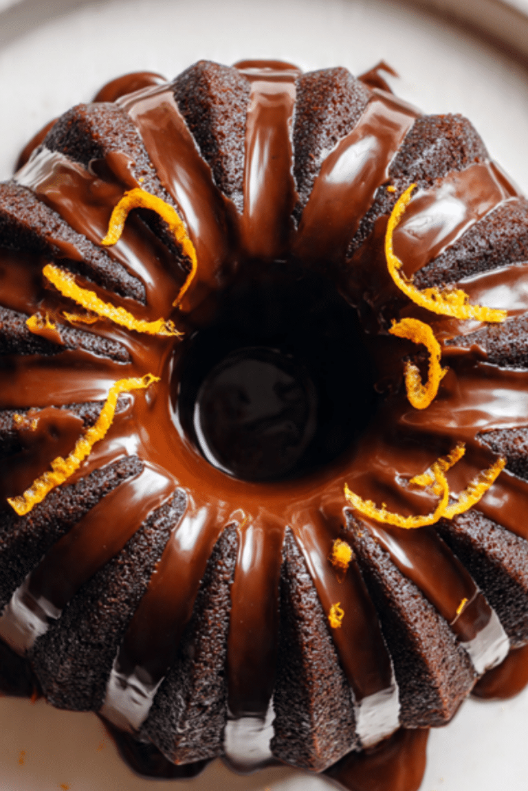Chocolate Orange Bundt Cake