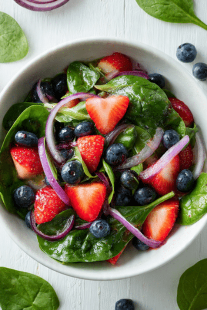 Fresh Salads with a Pop of Fruit