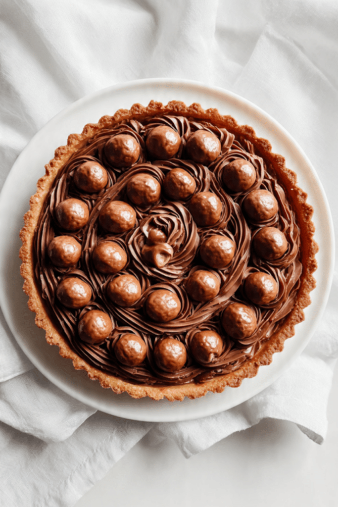 Ferrero Rocher & Nutella Tart