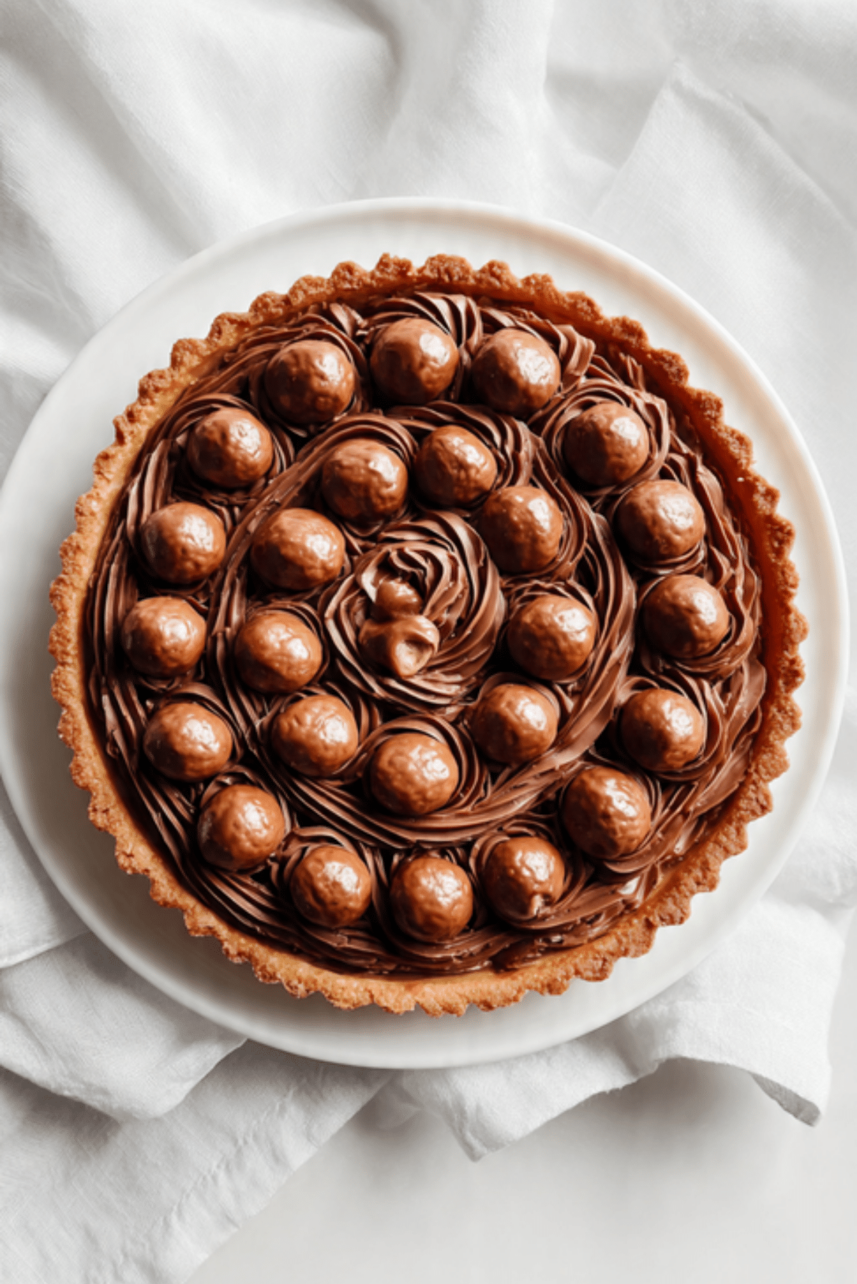 Ferrero Rocher & Nutella Tart