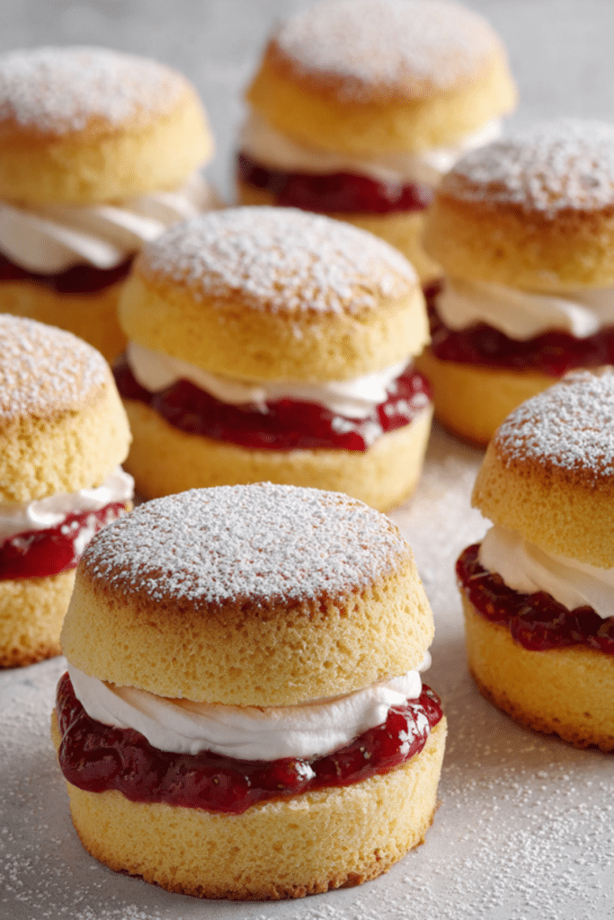 Mini Victoria Sponge Cakes