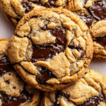 Giant Crinkled Chocolate Chip Cookies