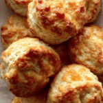 Homemade Honey Butter Cheddar Biscuits