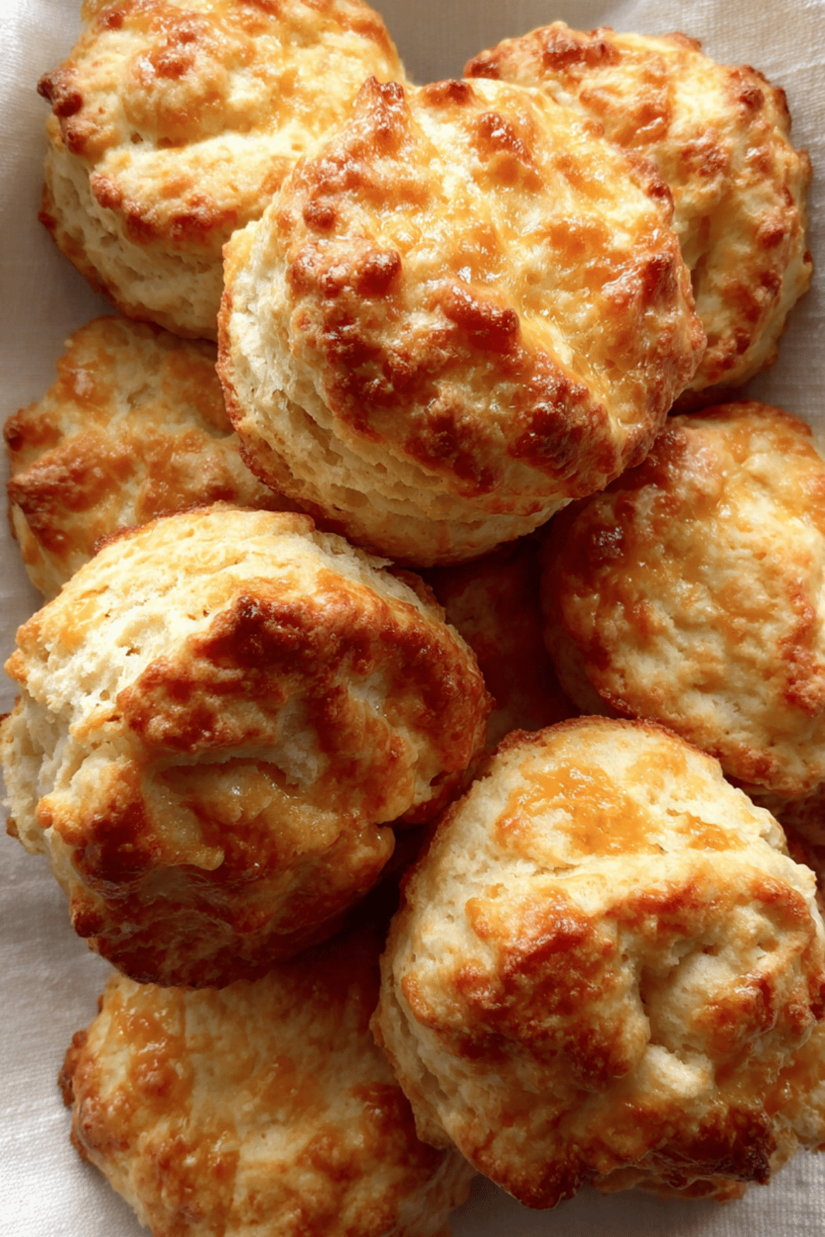 Homemade Honey Butter Cheddar Biscuits