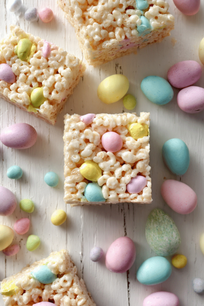 Mini Egg Rice Krispie Squares