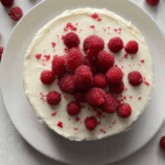 Smashed Raspberry White Chocolate Layer Cake