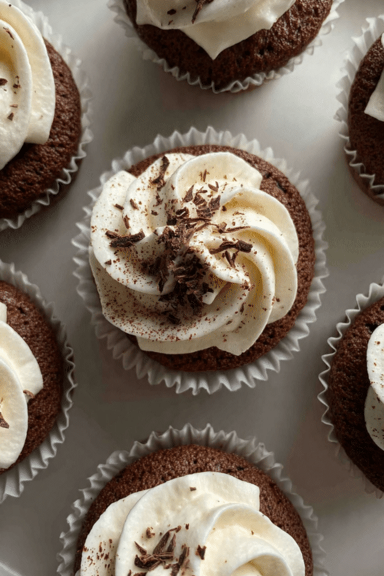 Hot Chocolate Cupcakes