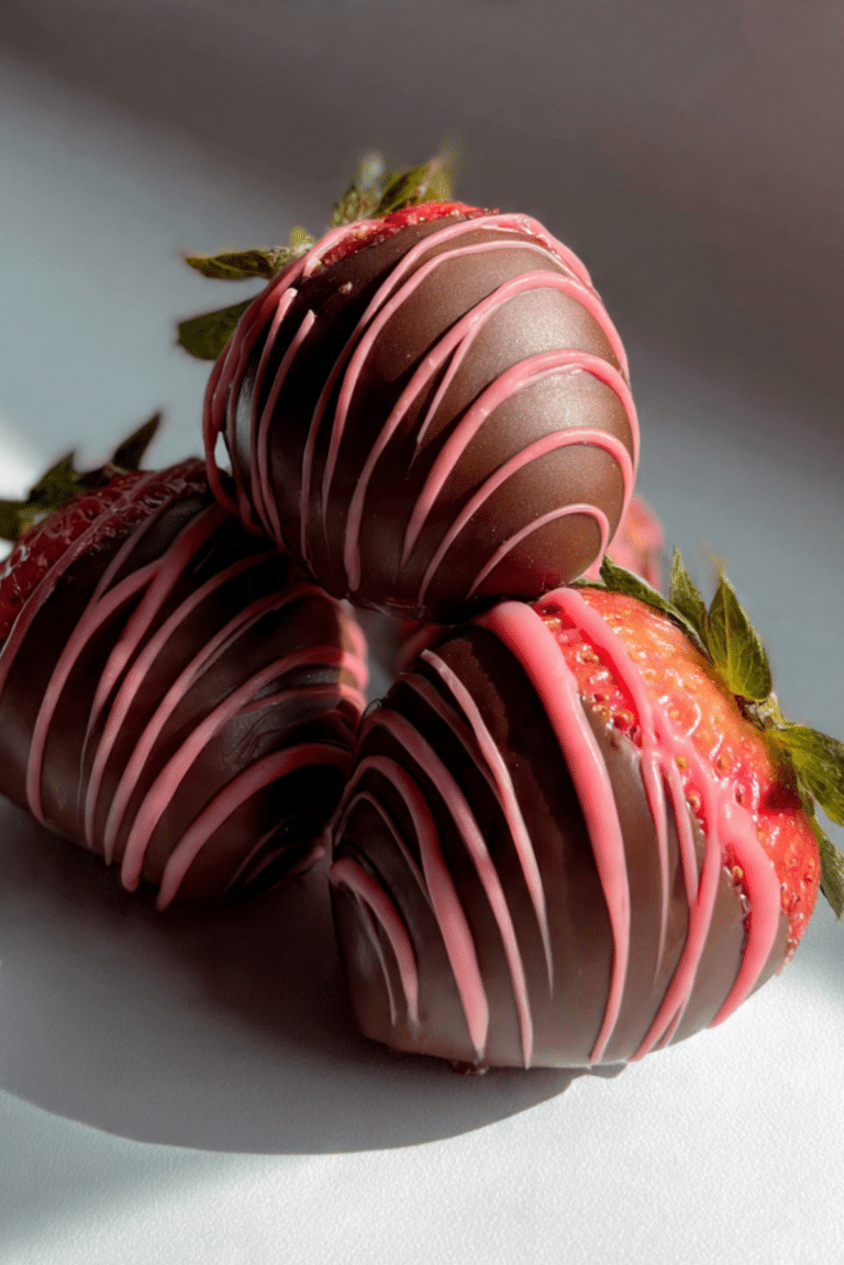 Chocolate Covered Strawberry Buttercream Candies